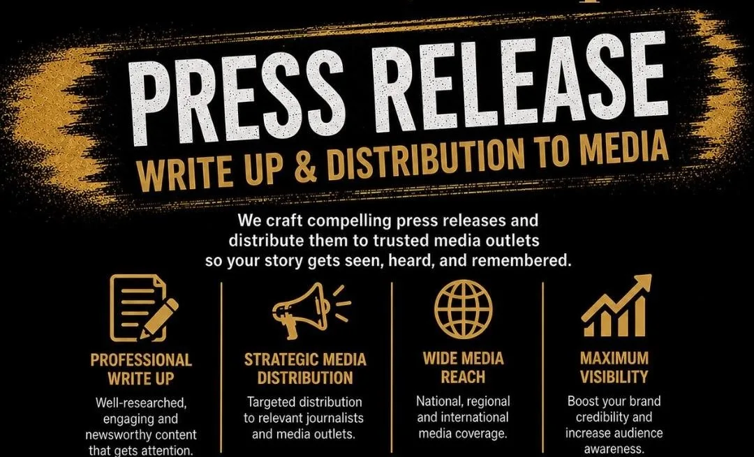 Press release writing and media distribution